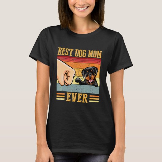 Rottweiler Moeder Beste Hond Moeder Ooit 1 T-shirt (Voorkant)