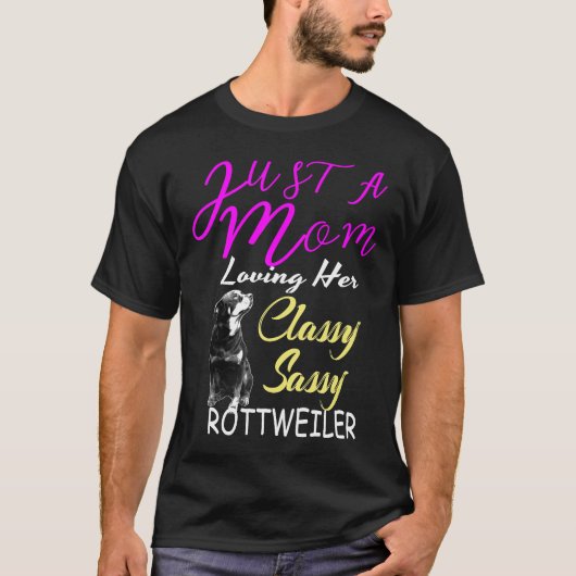 Rottweiler Moeder Shirt Hondenliefde (Voorkant)