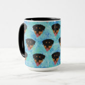 Rottweiler mok (Voorkant links)