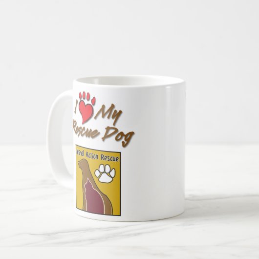 Rottweiler-Mok Koffiemok (Voorkant links)