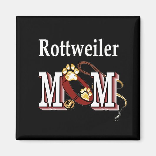 Rottweiler MOM-cadeaus Magneet (Voorkant)