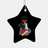 Rottweiler Mom Keramisch Ornament (Rechts)