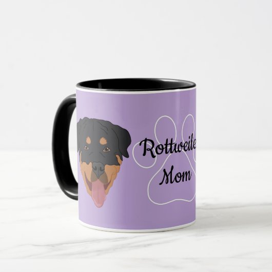 Rottweiler Mom Mok (Voorkant links)