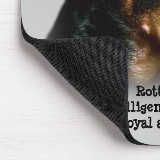 Rottweiler Mousepad Muismat (Hoek)
