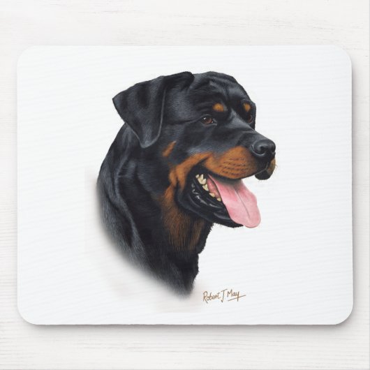Rottweiler Muismat (Voorkant)