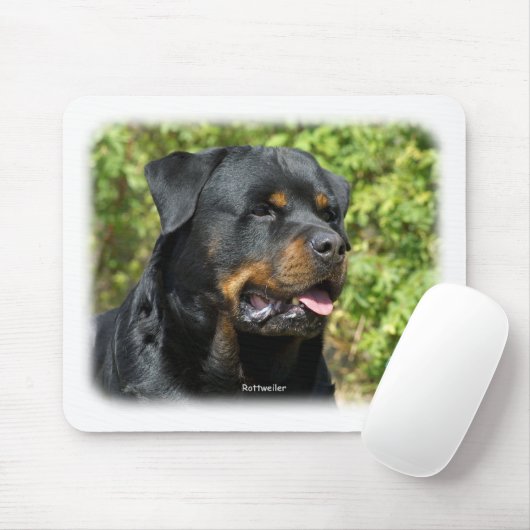 Rottweiler Muismat (Met muis)