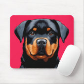 Rottweiler Muismat (Met muis)