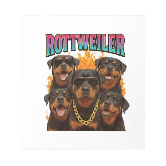 Rottweiler notitieblok (Voorkant)