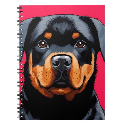 Rottweiler Notitieboek (Voorkant)