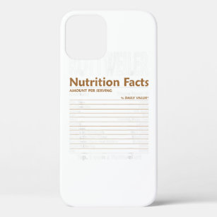 Rottweiler Nutrition Facts amount per Servings Man Case-Mate iPhone Case