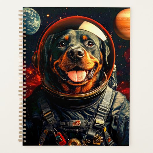 Rottweiler onderzoekt planner (Voorkant)