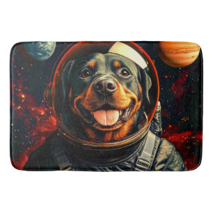 Rottweiler Ontdekt Badmat