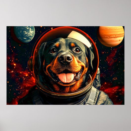 Rottweiler Ontdekt Poster (Voorkant)