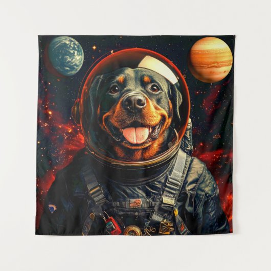 Rottweiler Ontdekt Wandkleed (Voorkant)