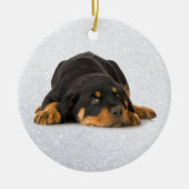 Rottweiler-Ornament Keramisch Ornament (Voorkant)