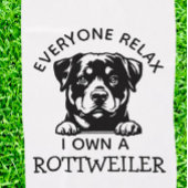 Rottweiler OWNER Golfhanddoek