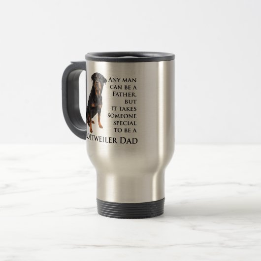 Rottweiler Pap Mok (Voorkant links)