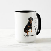 Rottweiler Pap Mok (Voorkant rechts)