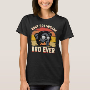 Rottweiler Papa Honden Papa Vader Pet T-shirt