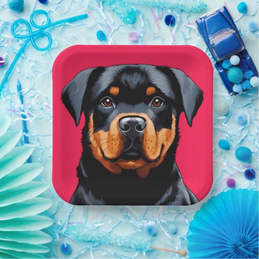 Rottweiler Papieren Bordje (Feest)