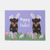  rottweiler Pasen Deurmat (Voorkant)
