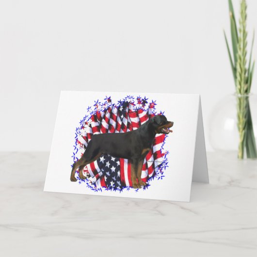 Rottweiler Patriot Kaart (Voorkant)