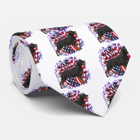 Rottweiler Patriot Stropdas (Opgerold)