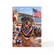 Rottweiler Patriottische Wenskaart