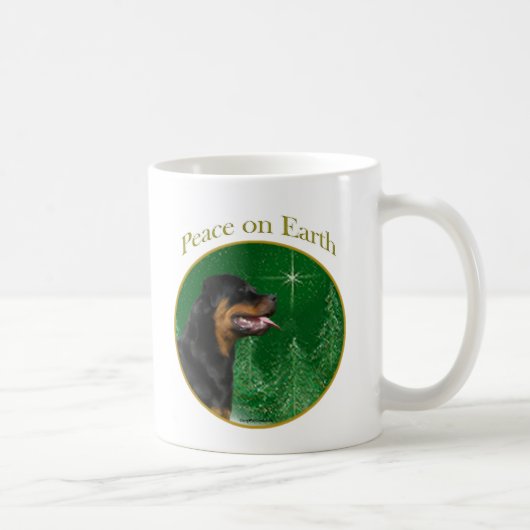 Rottweiler Peace Koffiemok (Rechts)