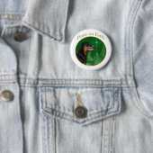 Rottweiler Peace Ronde Button 5,7 Cm (In situ)