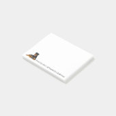 Rottweiler personaliseert notities post-it® notes (Schuin)