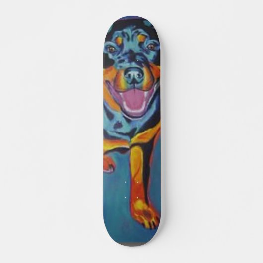 rottweiler persoonlijk skateboard (Voorkant)