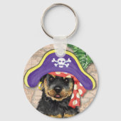 Rottweiler Pirate Sleutelhanger (Voorkant)