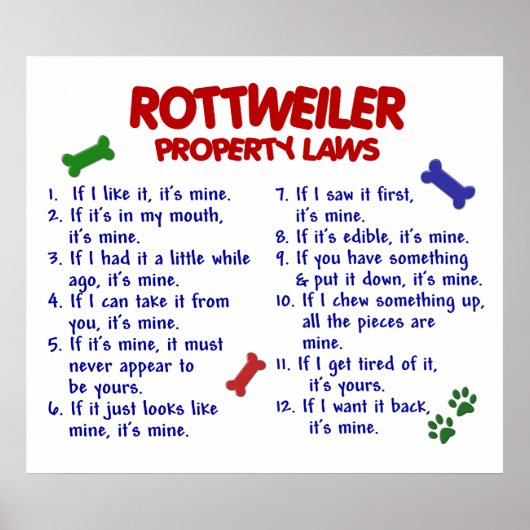 ROTTWEILER PL2 POSTER (Voorkant)