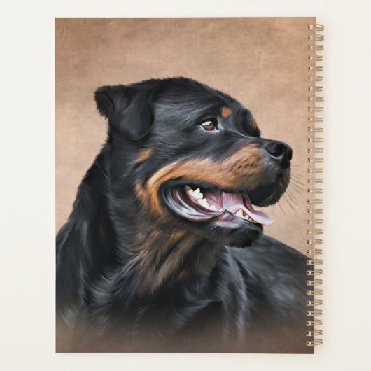 Rottweiler Planner (Achterkant)