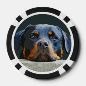 Rottweiler Poker Chips (Achterkant)