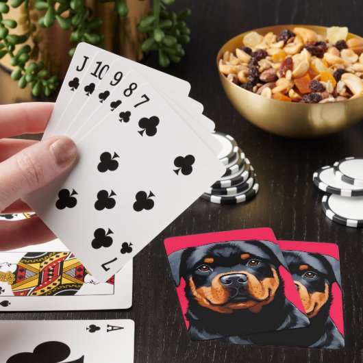 Rottweiler Pokerkaarten (Insitu)