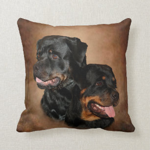 Rottweiler Polyester Sierkussen