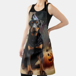 Rottweiler pompoenen Halloween eng Schort