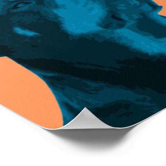 Rottweiler-Pop Poster (Hoek)