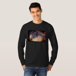 Rottweiler Portret 1 groef sjabloon T-Shirt