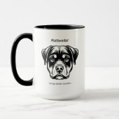 Rottweiler Portret Mok (Links)