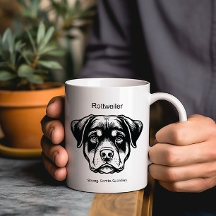Rottweiler Portret Mok