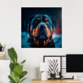 Rottweiler Poster (Thuiskantoor)