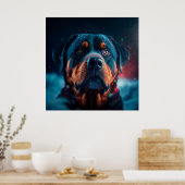 Rottweiler Poster (Keuken)