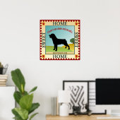 Rottweiler Poster (Thuiskantoor)