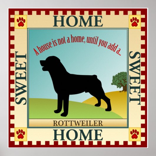 Rottweiler Poster (Voorkant)