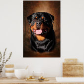 Rottweiler Poster (Keuken)
