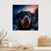 Rottweiler Poster (Keuken)