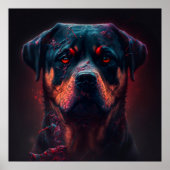 Rottweiler Poster (Voorkant)